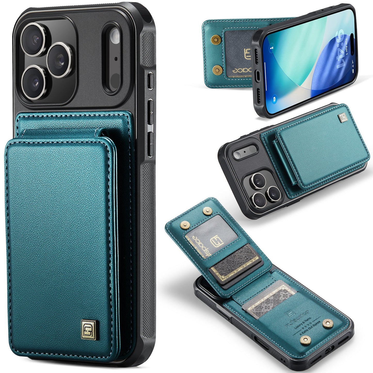 New RFID Blocking Card Holder Phone Case for iPhone Air/17/17 Pro/17 Pro Max