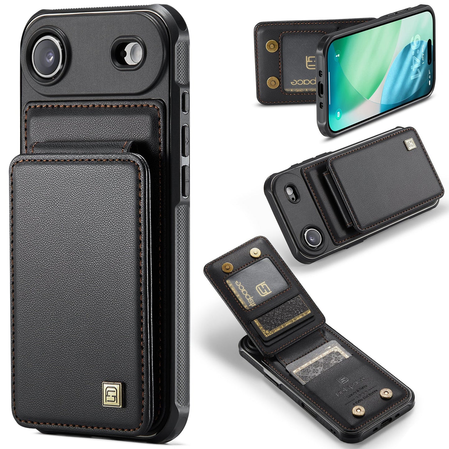 New RFID Blocking Card Holder Phone Case for iPhone Air/17/17 Pro/17 Pro Max