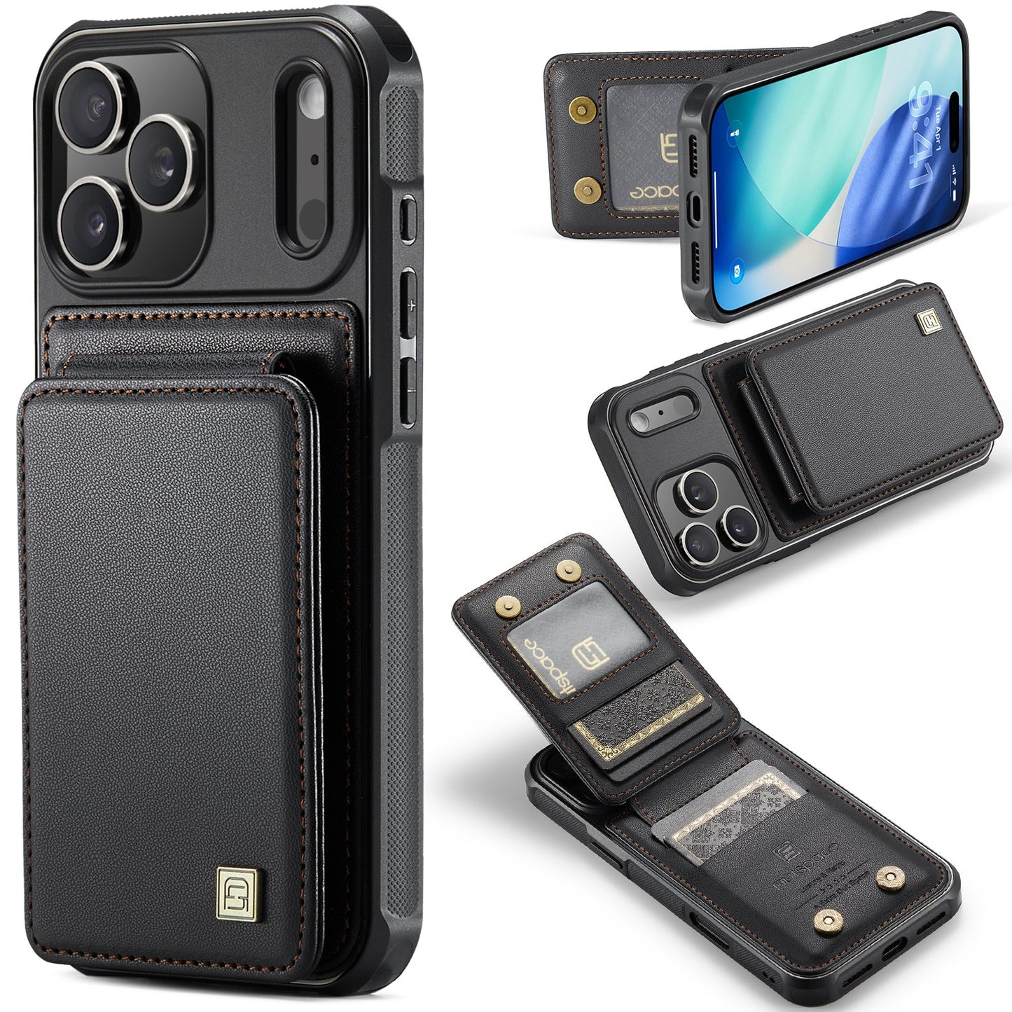 New RFID Blocking Card Holder Phone Case for iPhone Air/17/17 Pro/17 Pro Max