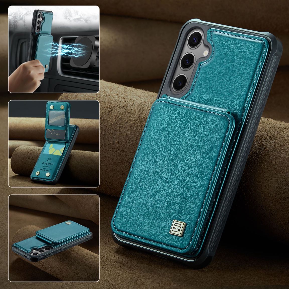 New RFID Blocking Card Holder Phone Case for Samsung Galaxy S25/S25+/S25 Ultra