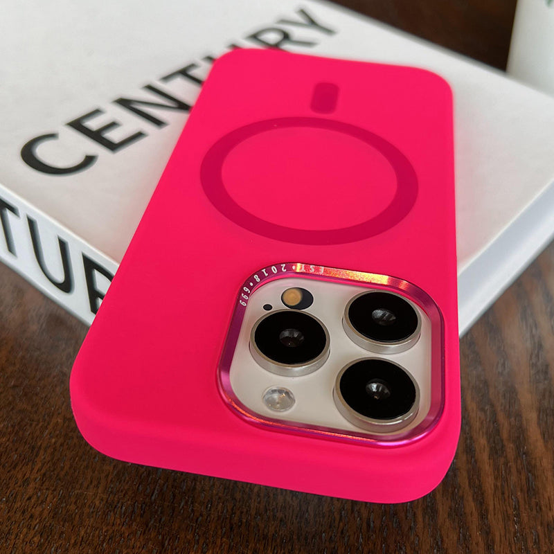 New Liquid Silicone Magnetic Phone Case for iPhone