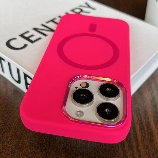 New Liquid Silicone Magnetic Phone Case for iPhone