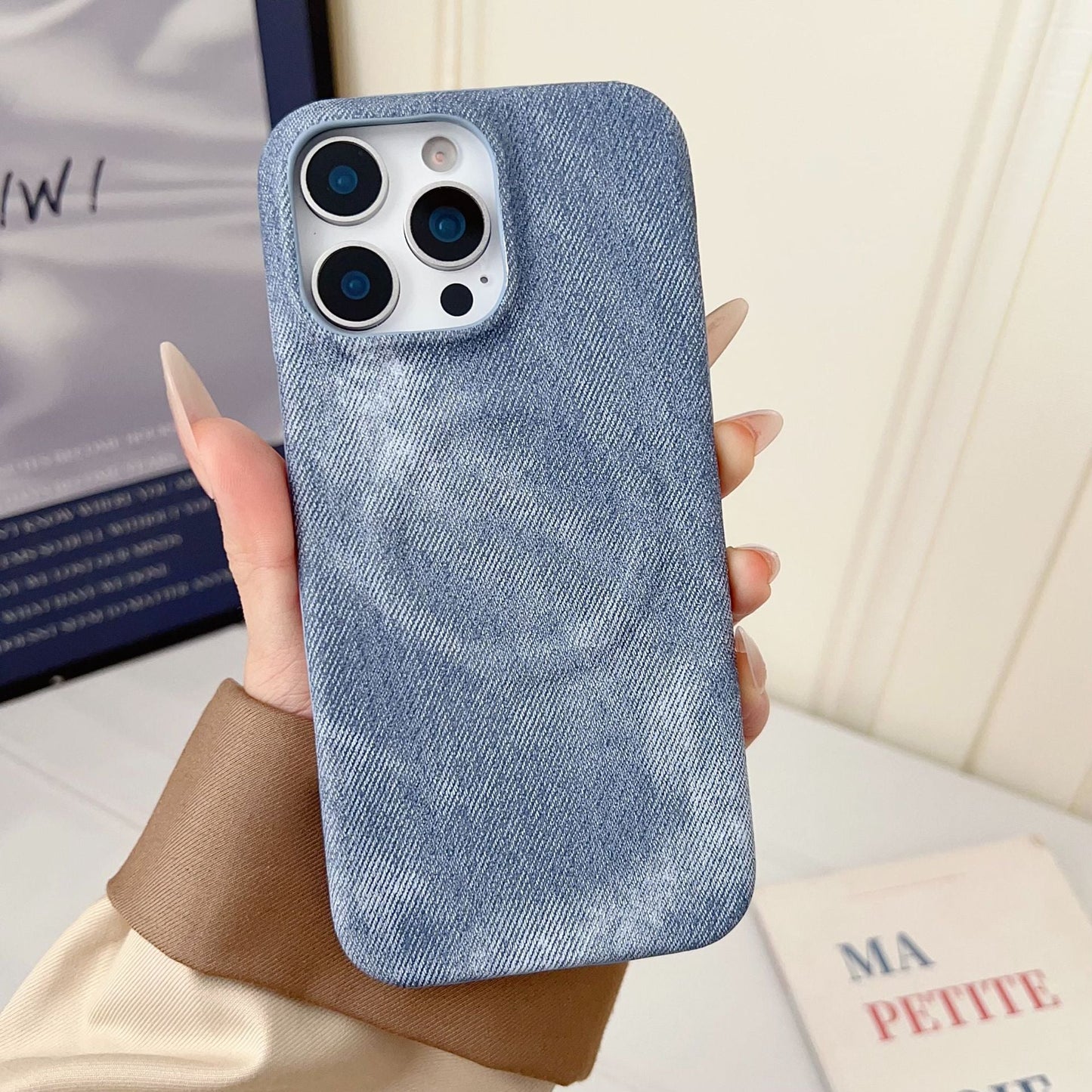 New Denim Pattern Phone Case for iPhone