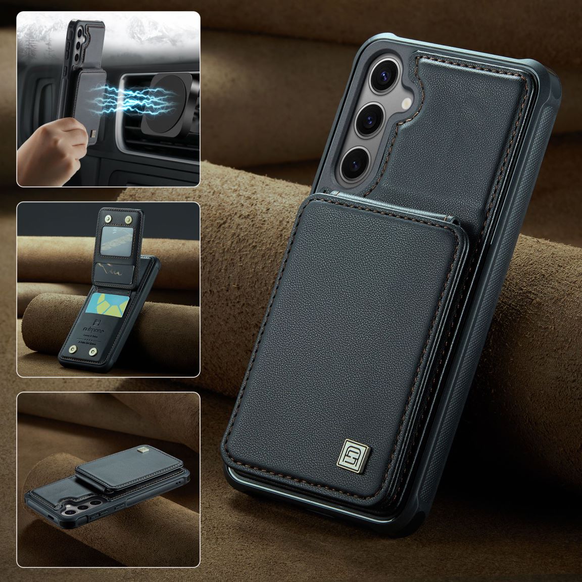 New RFID Blocking Card Holder Phone Case for Samsung Galaxy S25/S25+/S25 Ultra